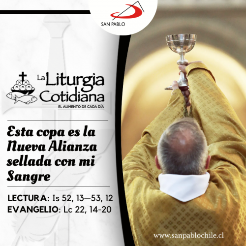 LITURGIA COTIDIANA 1 DE JUNIO: NUESTRO SEÑOR JESUCRISTO, SUMO Y ETERNO SACERDOTE (F). Blanco.