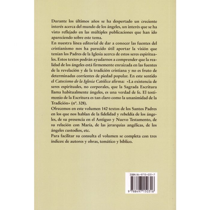 Los Ángeles en Los Padres de la Iglesia