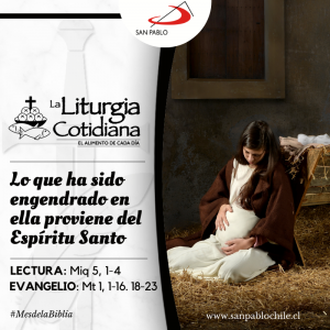 LITURGIA COTIDIANA 8 DE SEPTIEMBRE: NATIVIDAD DE LA SANTÍSIMA VIRGEN MARÍA (F). Blanco.