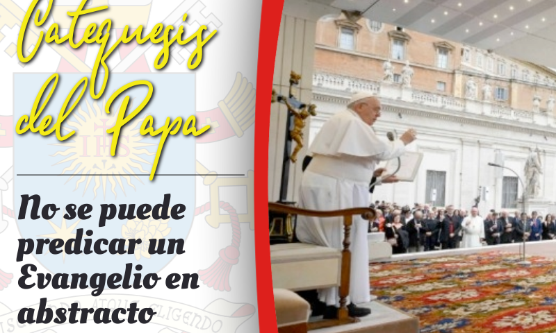 CATEQUESIS DEL PAPA: No se puede predicar un Evangelio en abstracto