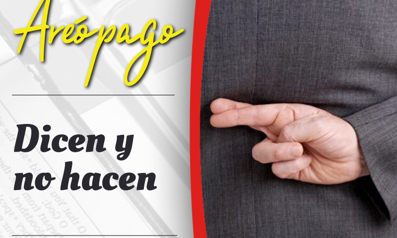 Dicen y no hacen (Mt 23, 3)