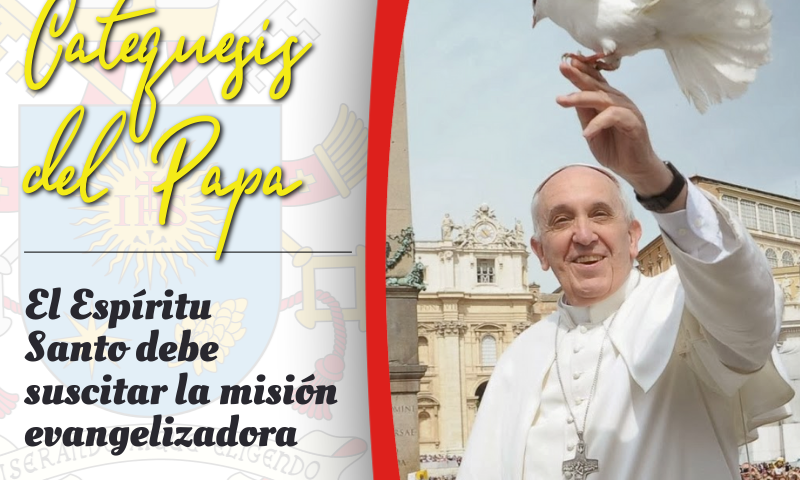 CATEQUESIS DEL PAPA: El Espíritu Santo debe suscitar la misión evangelizadora