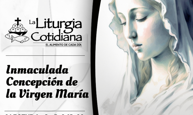 LITURGIA COTIDIANA 8 DE DICIEMBRE: INMACULADA CONCEPCIÓN DE LA SANTÍSIMA VIRGEN MARÍA (S). Blanco.