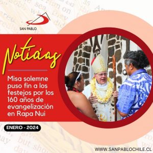 Misa solemne puso fin a los festejos por los 160 años de evangelización en Rapa Nui