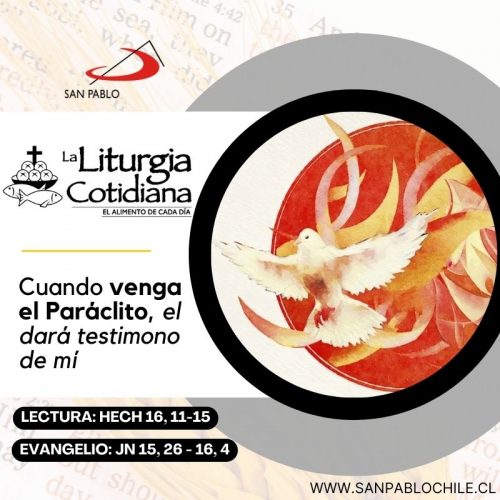 LITURGIA COTIDIANA 6 DE MAYO: De la feria. Blanco.