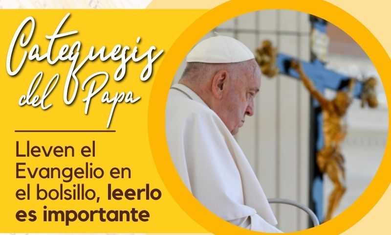 CATEQUESIS DEL PAPA: Lleven el Evangelio en el bolsillo, leerlo es importante