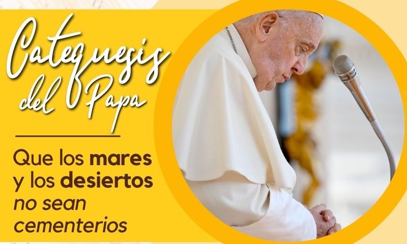 CATEQUESIS DEL PAPA: Que los mares y los desiertos no sean cementerios