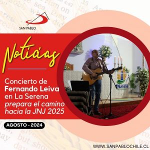 Concierto de Fernando Leiva en La Serena prepara el camino hacia la JNJ 2025