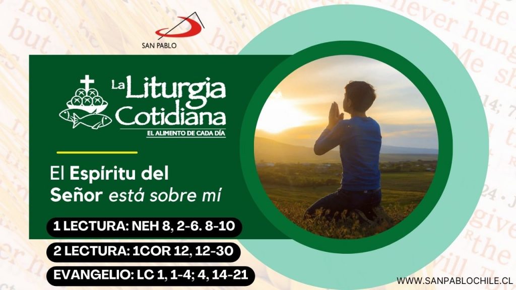 La Liturgia Cotidiana 26 de enero de 2025: 3º durante el año. Verde. 